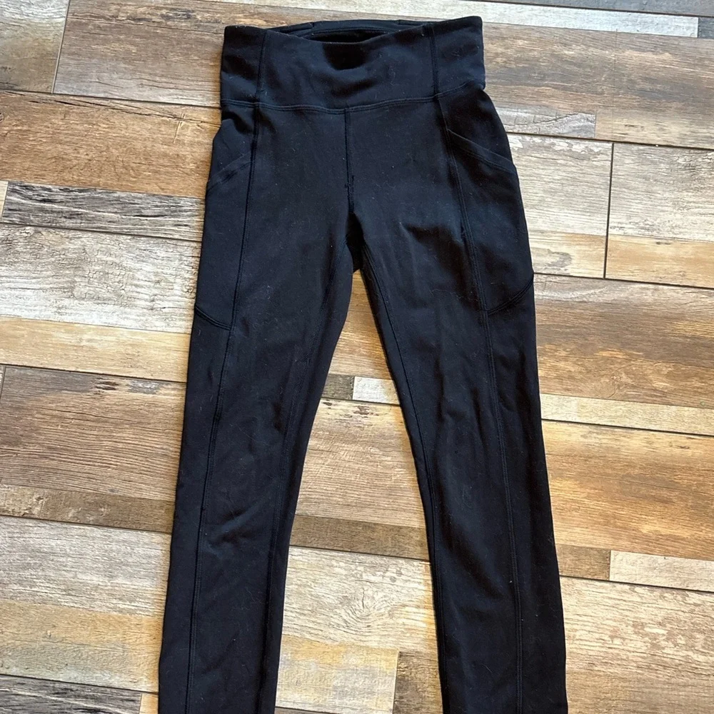 Women's Black lululemon athletica High-Rise Leggings